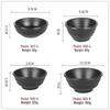 Black Melamine Commercial Serving Bowl