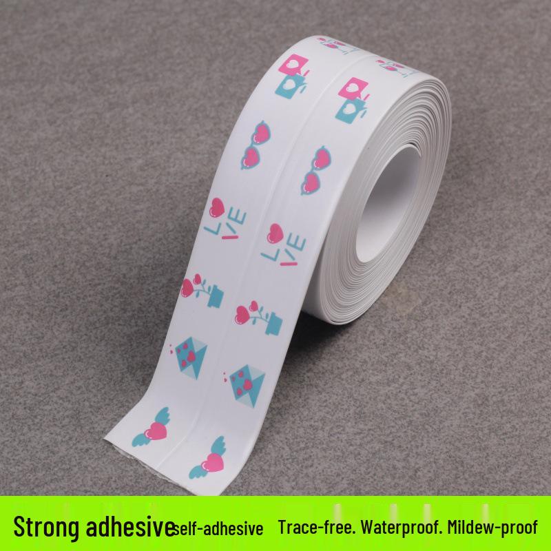 Wasserdichte Anti-Schimmel-Aufkleber: Badezimmer, Küche, Spüle, Herd, Selbstklebendes Fugenband & Ölfestes Band.