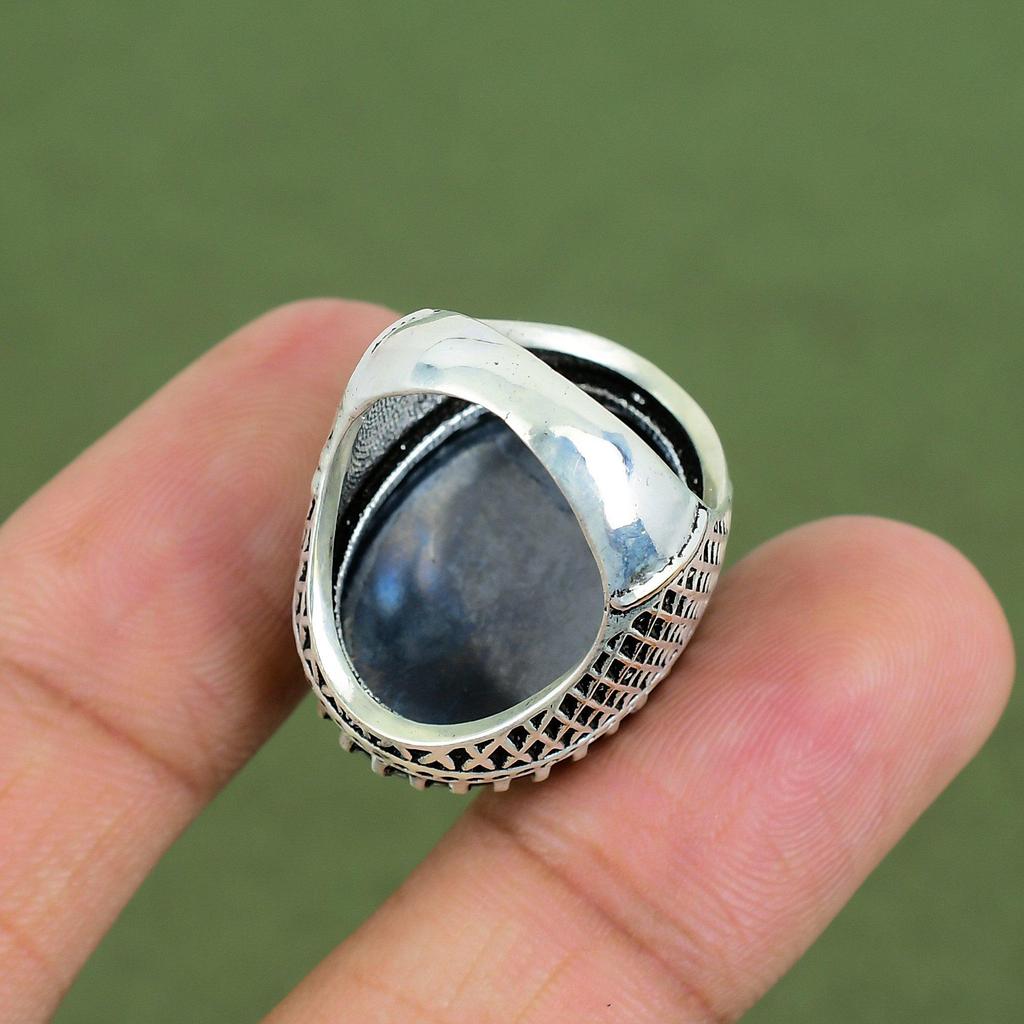 Schungit Ring 925 Sterling Silber Ring Handgemachter Schmuck Erstaunlicher Edelsteinring Natürlicher Schungit Schmuck Geschenke Für Ihn In Ringgröße Erhältlich