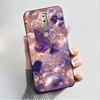 Printing Pattern Case For Nokia 7.1/Nokia 7 Plus Fundas Nokia7 Cover Soft Silicone Black Shell Cute Flower Cartoon Casing Coque