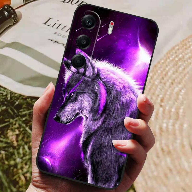 Etui dla Tecno Camon 40 40Pro 4G Miękkie Silikonowe Luksusowe Wstrząsoodporne Etui dla Camon 40 Pro CM5 CM6 TPU Coque Słodki Kot Funda Shell