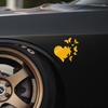 Car Reflective Sticker Creative Heart Butterfly Flying Decal Cover Auto Accessories for Motorcycle Window Rear Winshield Bumper