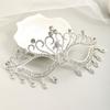 Luxury Alloy Masquerade Mask Face Accessories Shiny Crystal Half Face Mask Rhinestone Decoration Eye Mask For Women Girls