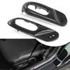 Front Power Seat Switch Bezel Trim Shell Cover for Chevrolet Corvette C5 1997-2004 Left Right Side Interior Replacement