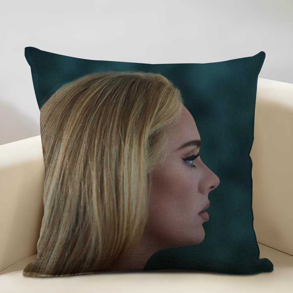 A-A-ADELE-S Ablum Cushion Cover Household Decoration Linen Sofa Cushion Cover: Skin-Friendly & Breathable with Invisible Zipper