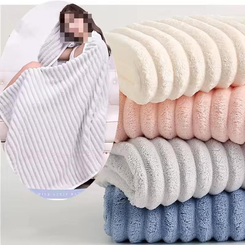 1pcs Thickened Enlarged Coral Fleece Adult Bath Towel Soft and Absorbent Not Easy To Shed Hair Household Shower Towels Sports Beach Washcloths