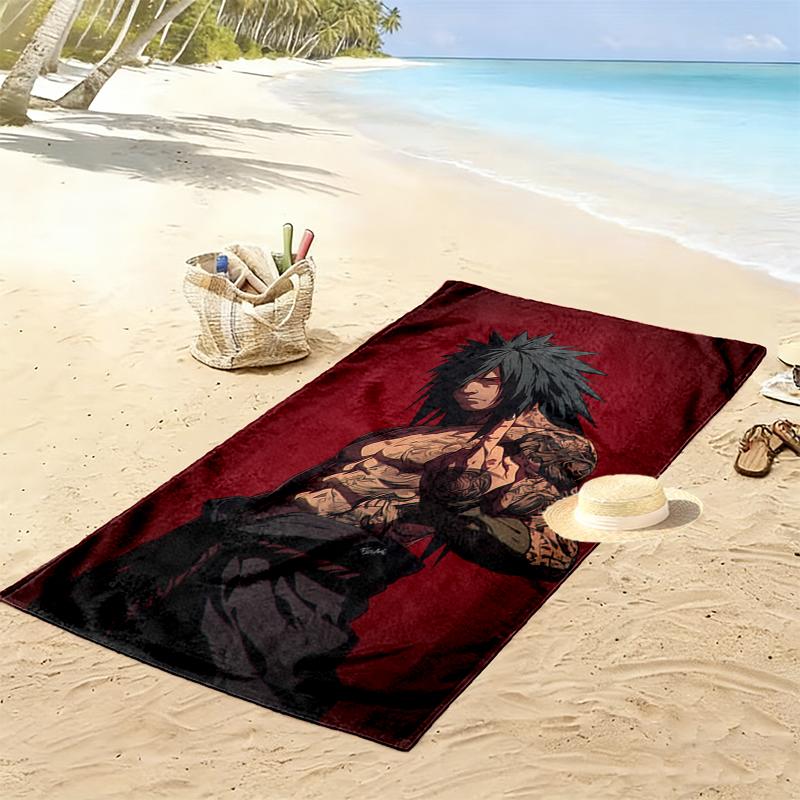 Naruto Beach Towel Perfect for Travel, Outdoor Activities, Swimming, Camping, Hiking