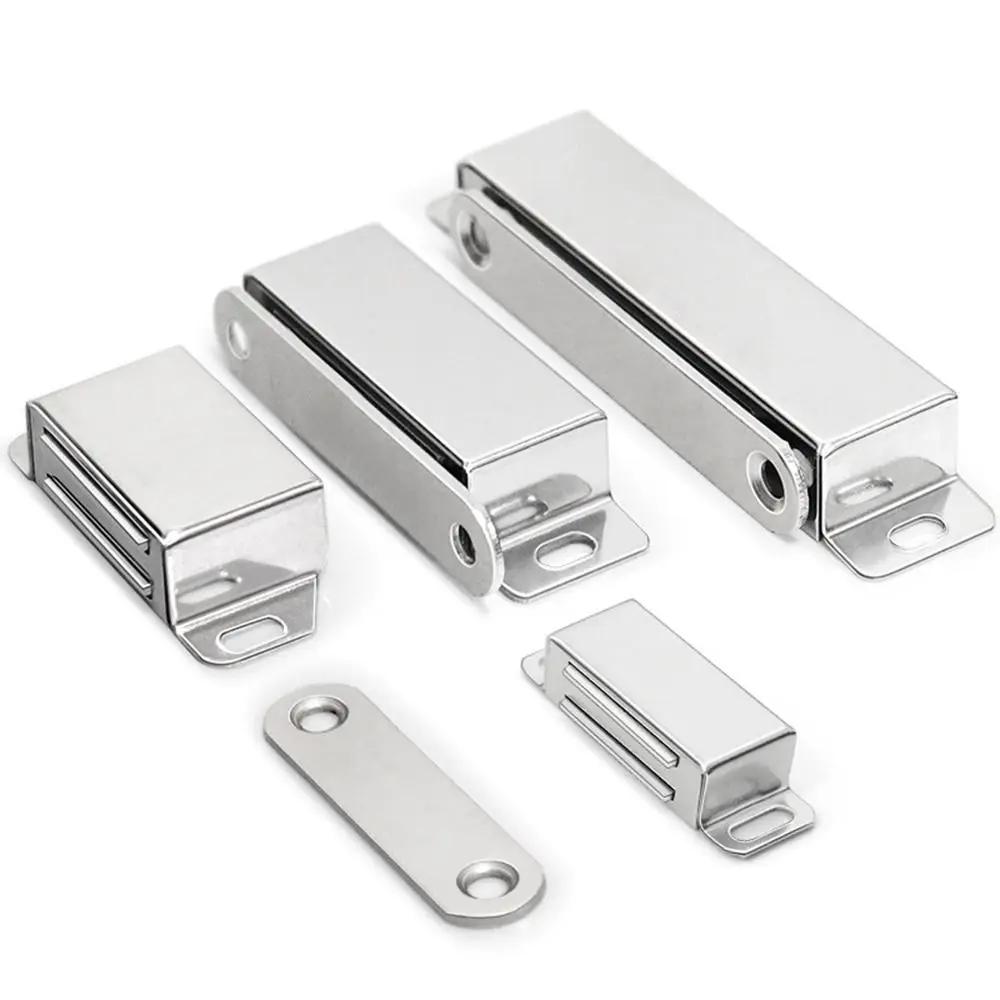 Accessories Strong Magnet Magnetic Door Catch Stainless Steel Hardware Cabinet Latches Chrome Door Magnet