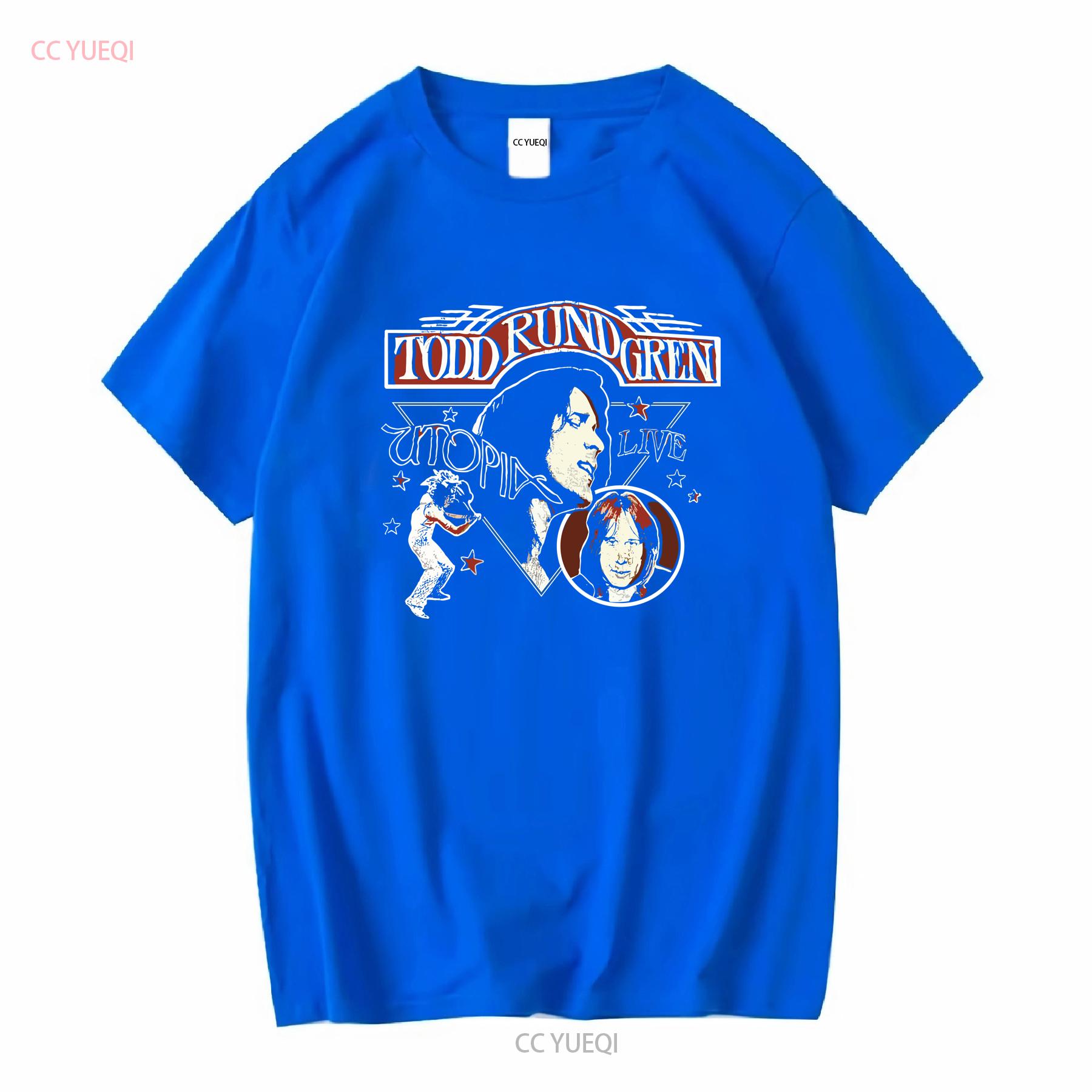 

New Rare Todd Rundgren T Shirt Cotton All Size 1CM1986 long or short sleeves vintage Washed streetwear Comfortable fashion S