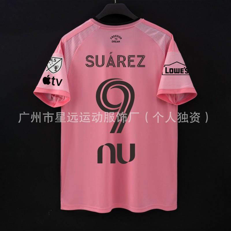 Miami International 2026-27 Home Away White Soccer Jersey No.10 Messi Fan Version Short Sleeve Football Shirt Men Women