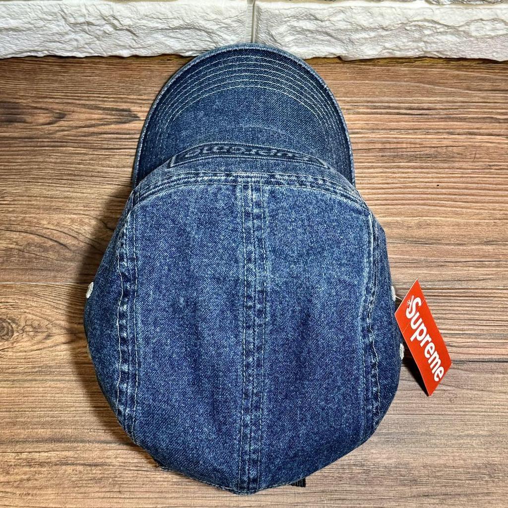 [USED] /All Tags Supreme Embossed Stonewash Camp Cap