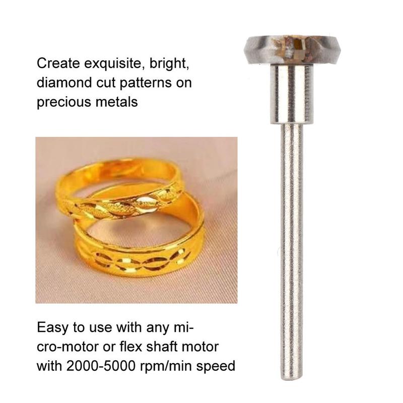 Diamond Flywheel Shank Knife Jewelry Cutting Tools 5 Angle Optional Gold Silver Copper Jewelry Engraving Making Tool for Jeweler