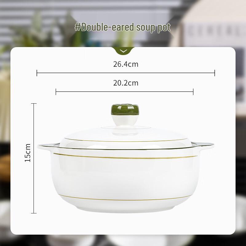 Moder Lanka Nordic Ceramic Soup Pot