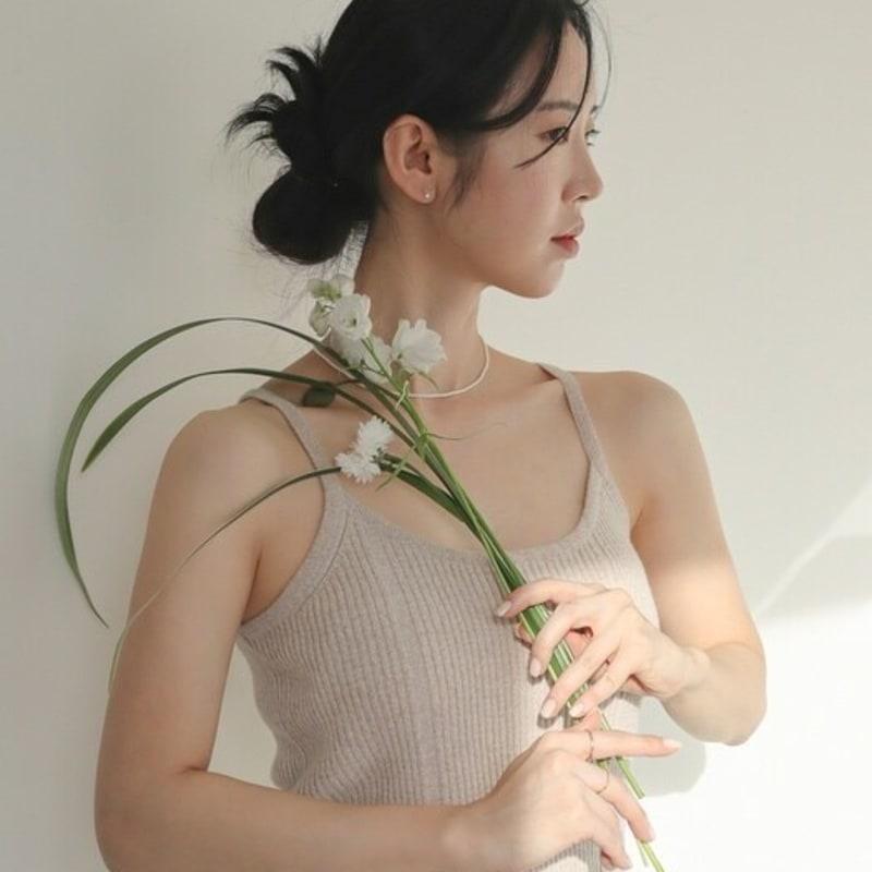 Modernlike 14k 14k X Ribbon Pearl Earrings