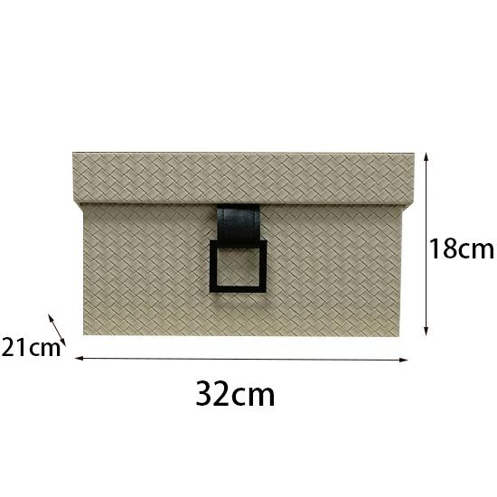 Modern Organizer Storage Box Leather Organizer Boxes Multifunctional Storage Boxes for Bedroom Classified Storage basket
