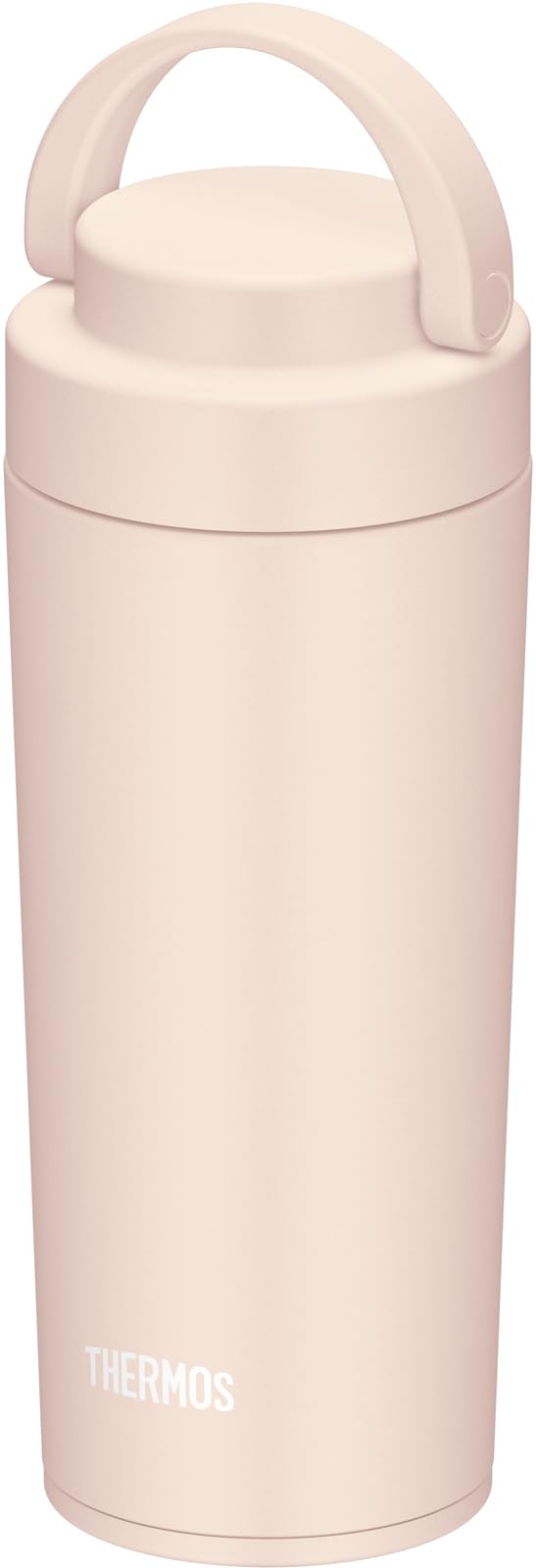 

Thermos Vacuum Insulated Portable Tumbler with Carry Beige BEP Dishwasher-Safe Model Handle, 420ml, Pink, JOV-420