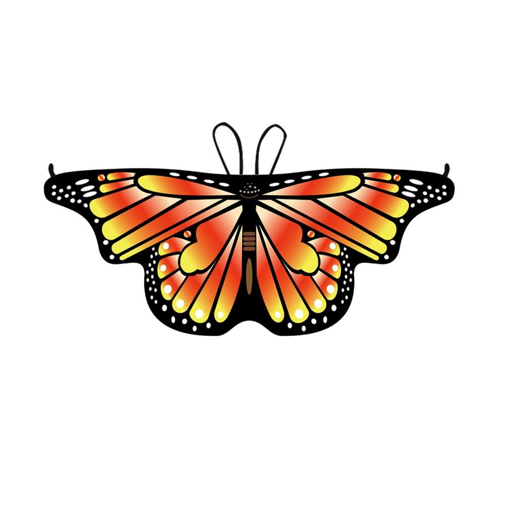 Colorful Butterfly Wings Costume Cosplay Costume Fancy Dress Fairy Shawl DIY Decorations Pixie Cloak Christmas Halloween