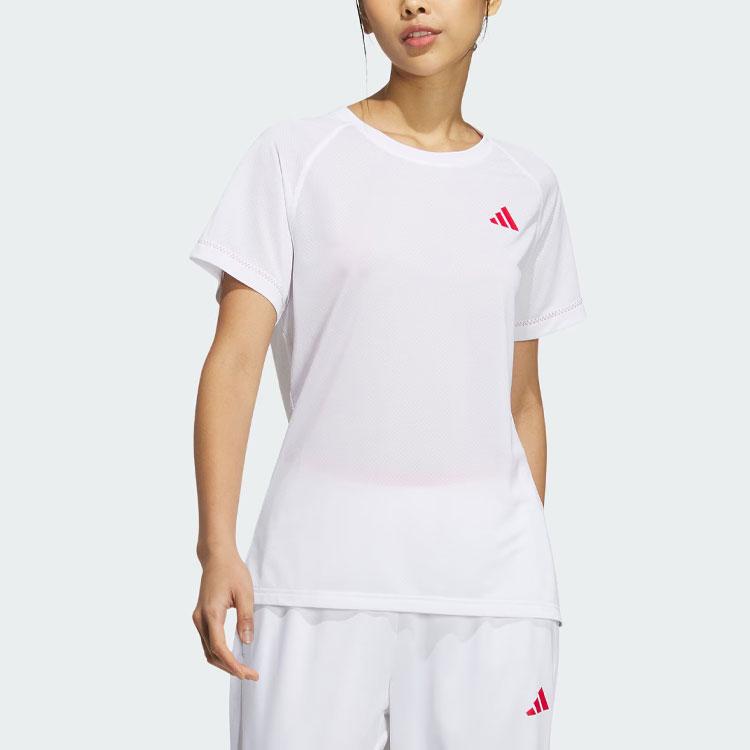 Adidas Club Tennis Tee Olympic Series Women Tops White IV7583