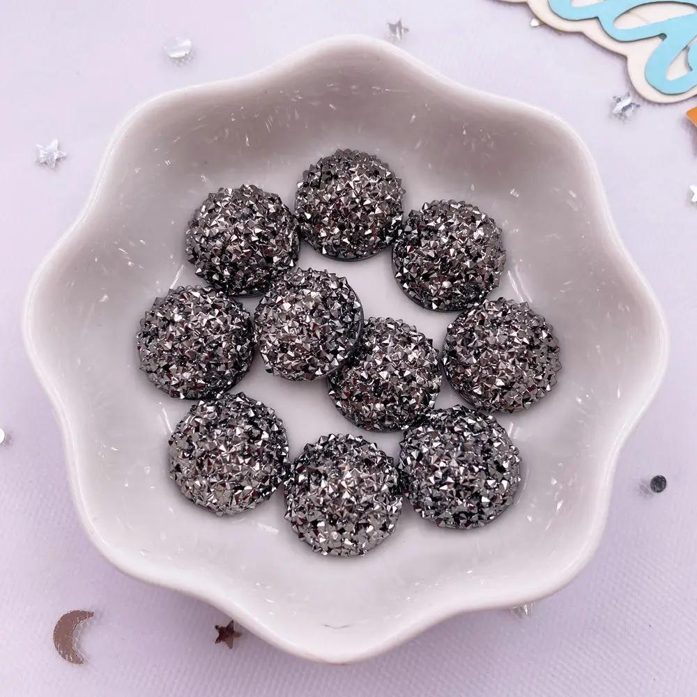 

10 шт 1,5 см специальные цвета выпуклые круглые полубусины с плоской задней частью стразы аппликация своими руками свадебные скрапбукинг ювелирные аксессуары