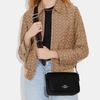 New COACH Leather Crossbody Bag, Shoulder Bag Women's Black CH252-SVA47