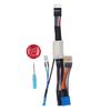 LED-Schaltknauf Schalthebelkopf Nachrüstsatz mit Motor Start/Stopp-Knopf für 5er E39 7er E38 Linkslenker Karbonfaser-Stil