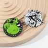 Cartoon creativity, Christmas Eve Horror series brooch, Halloween Skull Jack Boogie enamel pin ornament
