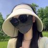 Foldable Lightweight Sun Visors Hat for Women with Adjustable Fit for Hiking and Gardening Ponytail Beach Hat