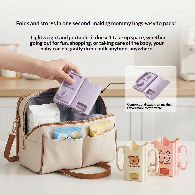 1Pcs Anti-Squeeze Cup Holder Adjustable Milk Cup Holder Juice Box Holder Portable Drink Holder For Home Car Or Traveling