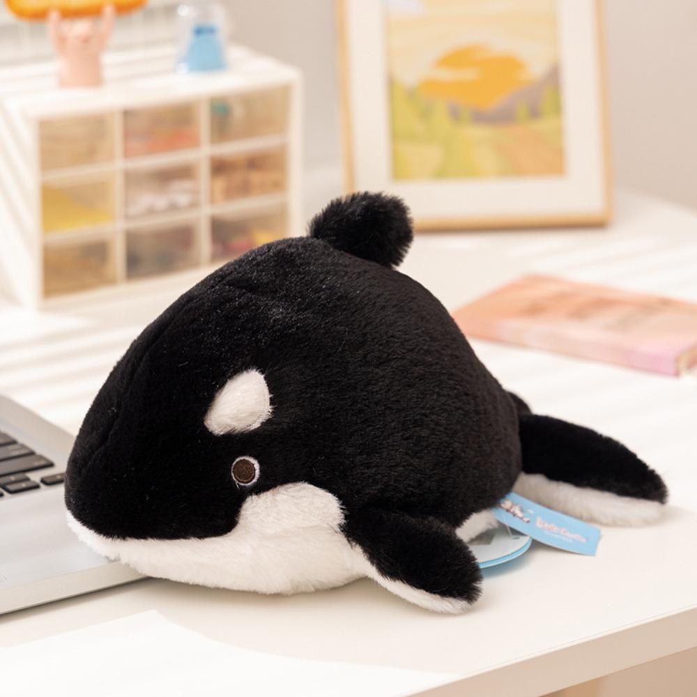 Simulation Sea Stuffed Plush Doll Fluffy Whale Plush Toy Animals Shark Toys  Birthday Gift