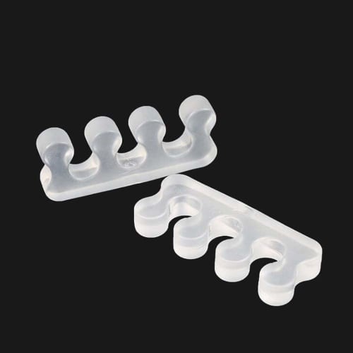 BigMe Foot Protection Pads and Toe Pads, Unisex, One Size Fits All (2 Pairs)