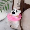 Cartoon Animal Plush Puppy Doll Keychain Anti-lost Car Hanging Pendant  Kids Birthday Gift
