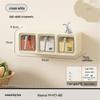Utoo Drill-Free Wall-Mounted Multi-Compartment Spice Organizer