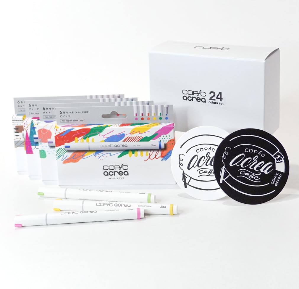 

Copic Acrea Set with Coaster 24-Color
