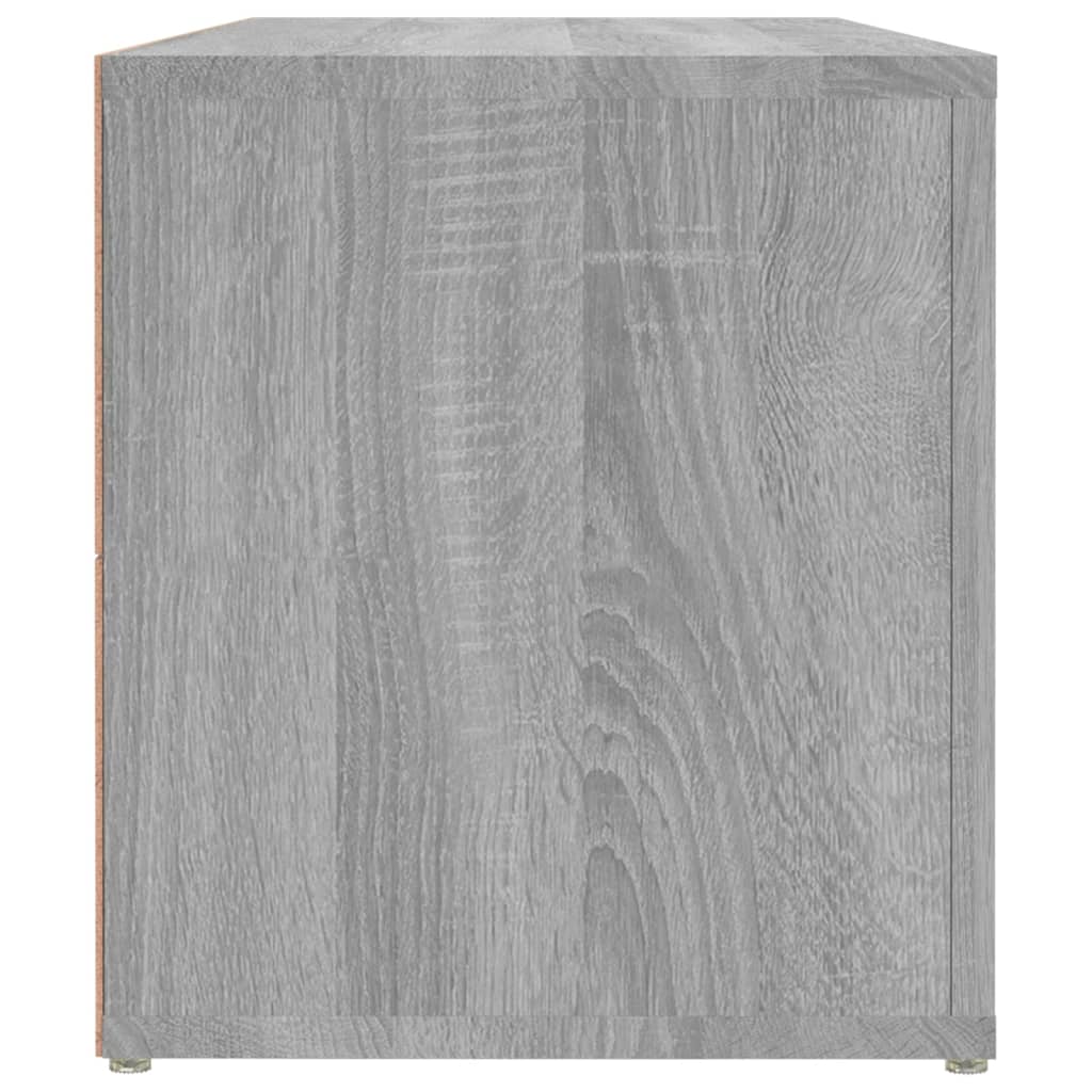 TV Stand Grey Sonoma 100x31.5x35 Cm Engineered Wood