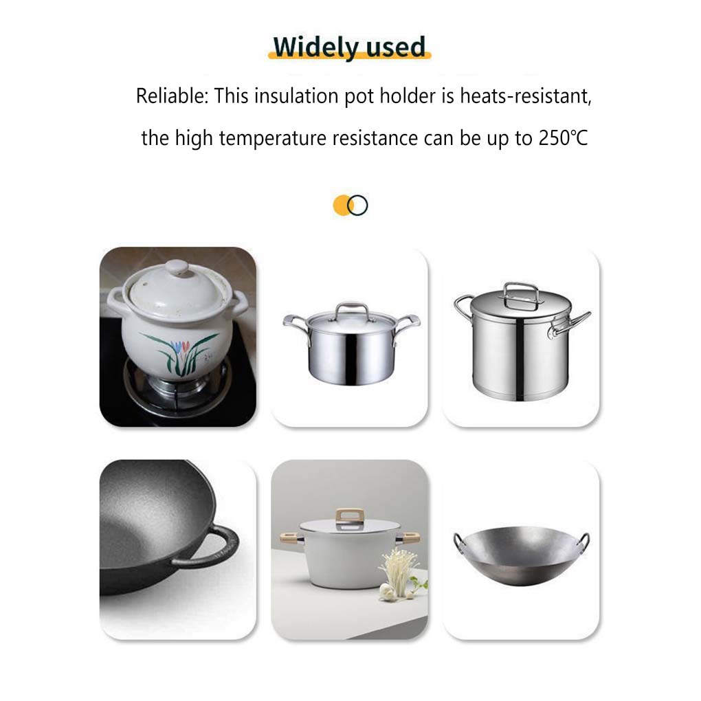 Lot de 2 Maniques en Silicone Résistantes à la Chaleur Couvre-Poignée Latérale d'Oreille de Poêle de Cuisine Aide à la Cuisson Protecteurs de Manchon d'Ustensiles de Cuisine