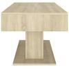  Coffee Table, Sonoma Oak, 96x50x45 Cm, Wood-based Material