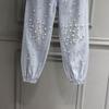 Women's Drawstring Nine-Point Bloomers - Fashionable Versatile Summer Beaded Harem Jeans