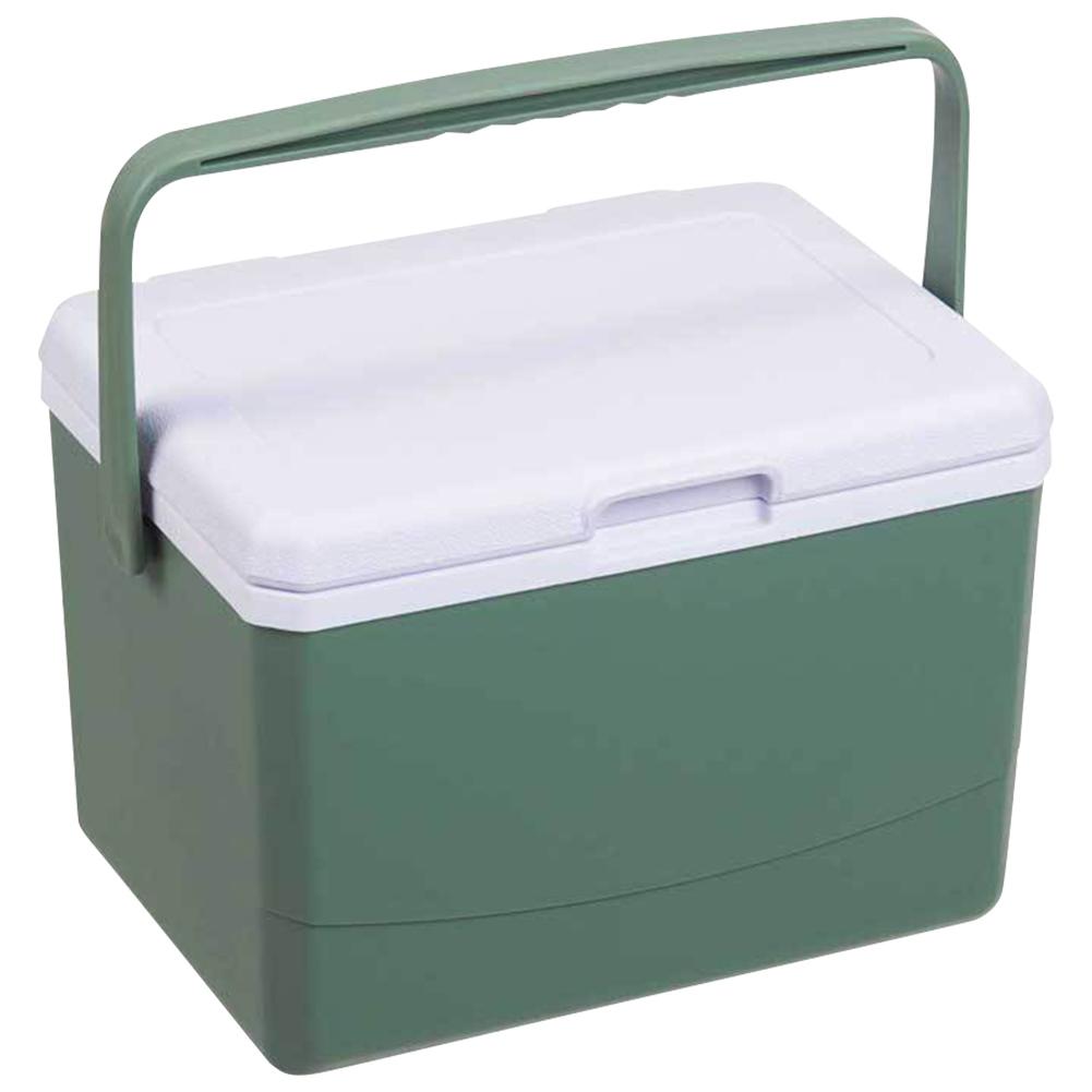 

5 л Автомобильный холодильник для кемпинга с ручкой, Ящик-холодильник для хранения продуктов, Сохранение тепла, Инкубатор для сохранения свежести для кемпинга, Пикника зелёный