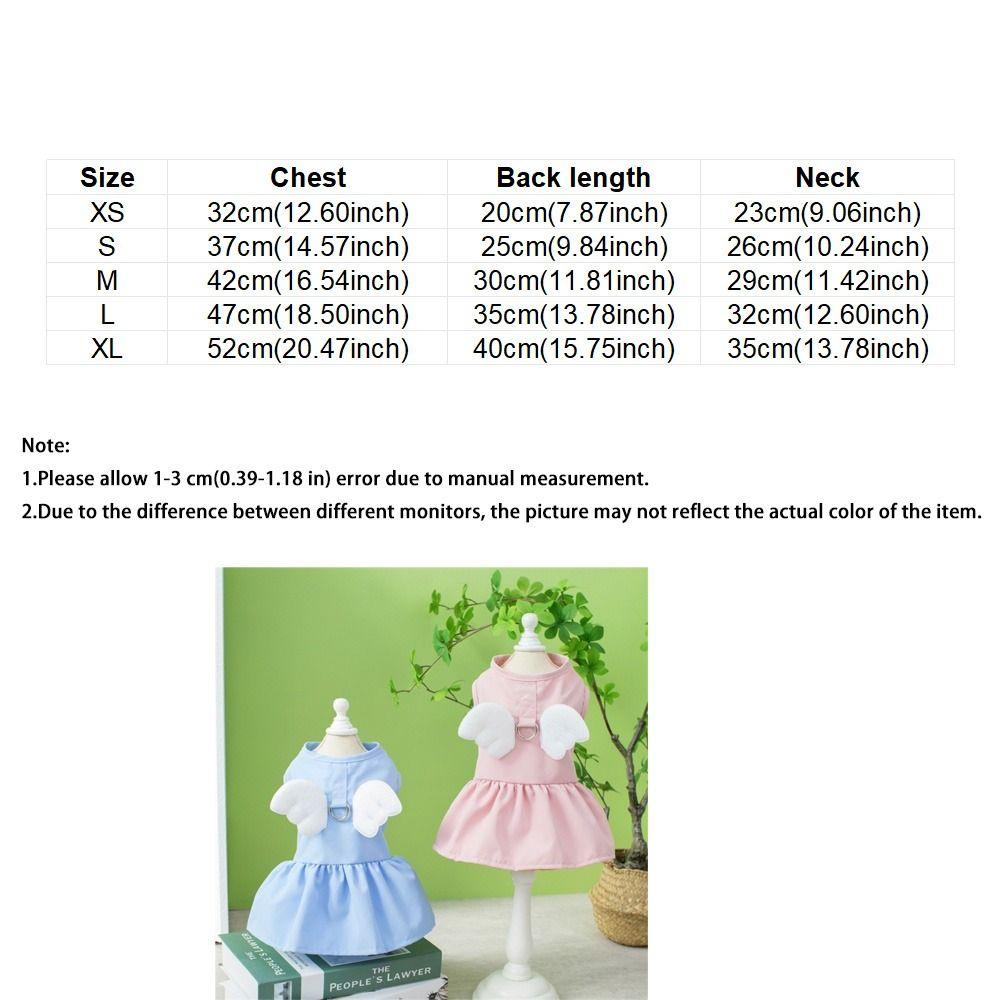 Adorable Dog Wings Skirt Comfortable Puppy Princess Dress Fashion Cat Vest Harness  Spring Summer