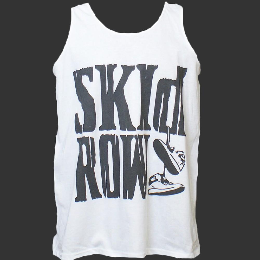 

Skid Row Metal Rock T-SHIRT vest top unisex white S-4XL 3XL