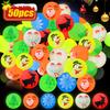 10/20/50Pcs Christmas Glow In The Dark Bouncy Balls Stocking Stuffers Toys Kids Birthday Party Game Gifts Rubber Bouncing Ball