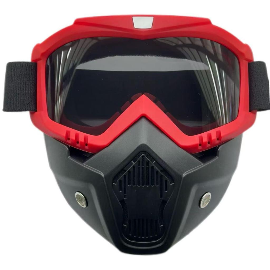 Retro Fashion Cycling Glasses: Windproof, Dustproof, Impact Resistant, Full Face Protection