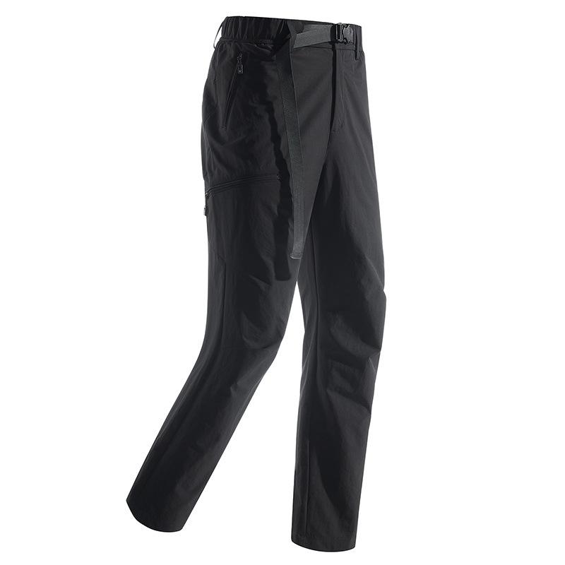 

Уличные весенние рабочие брюки, мужские повседневные брюки, свободные спортивные брюки оверсайз, брюки прямого кроя, длинные брюки M чёрный