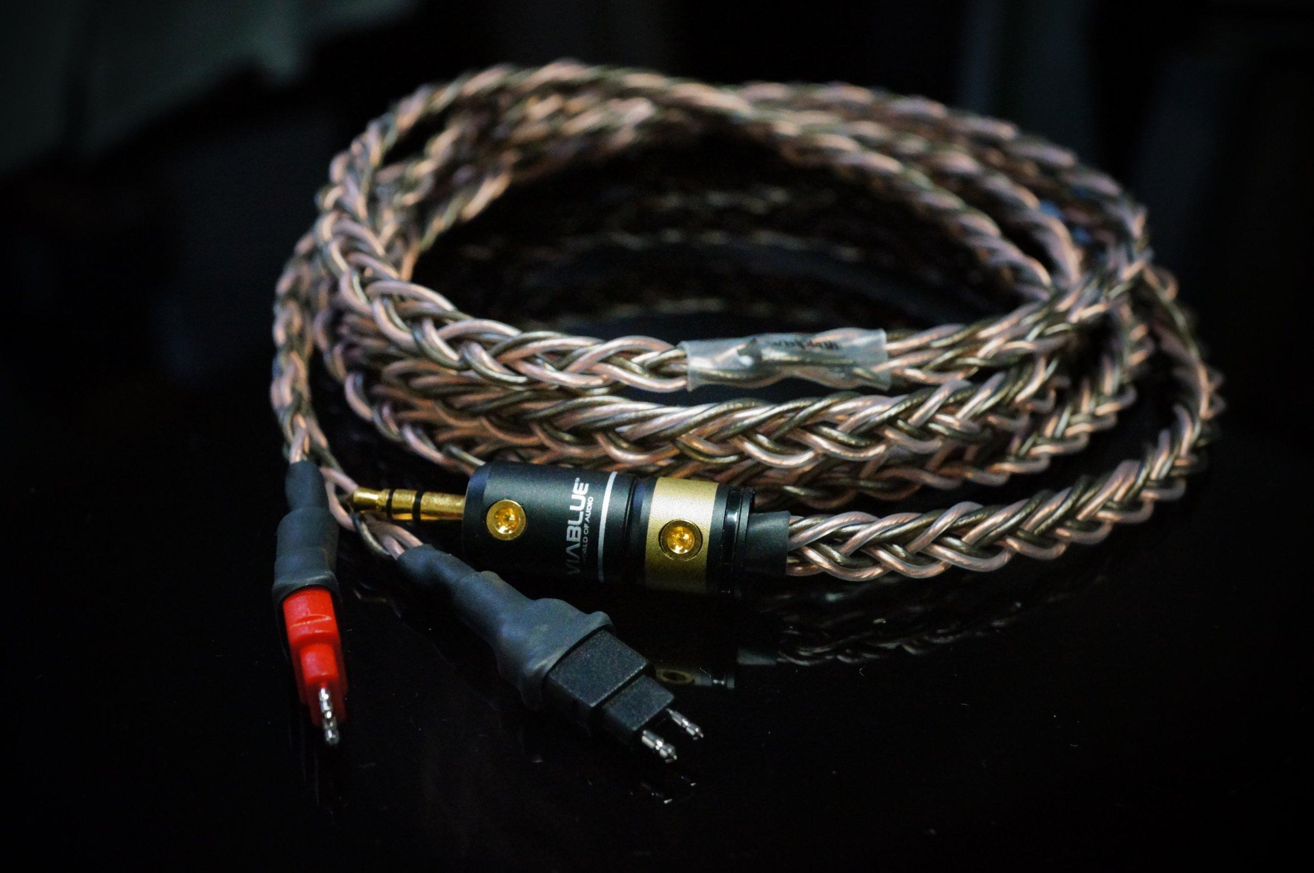 

Whiplash Audio TWag V3 and TWcu V3 Hybrid Replacement Upgrade Headphone Cable for Sennheiser HD650/HD600/HD25-12