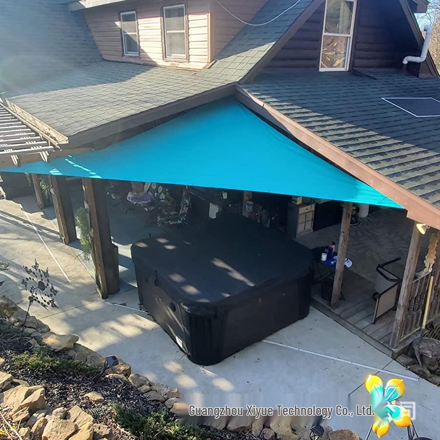 Polyester Sunshade Sail Canopy - UV Protection for Outdoor Camping and Courtyard