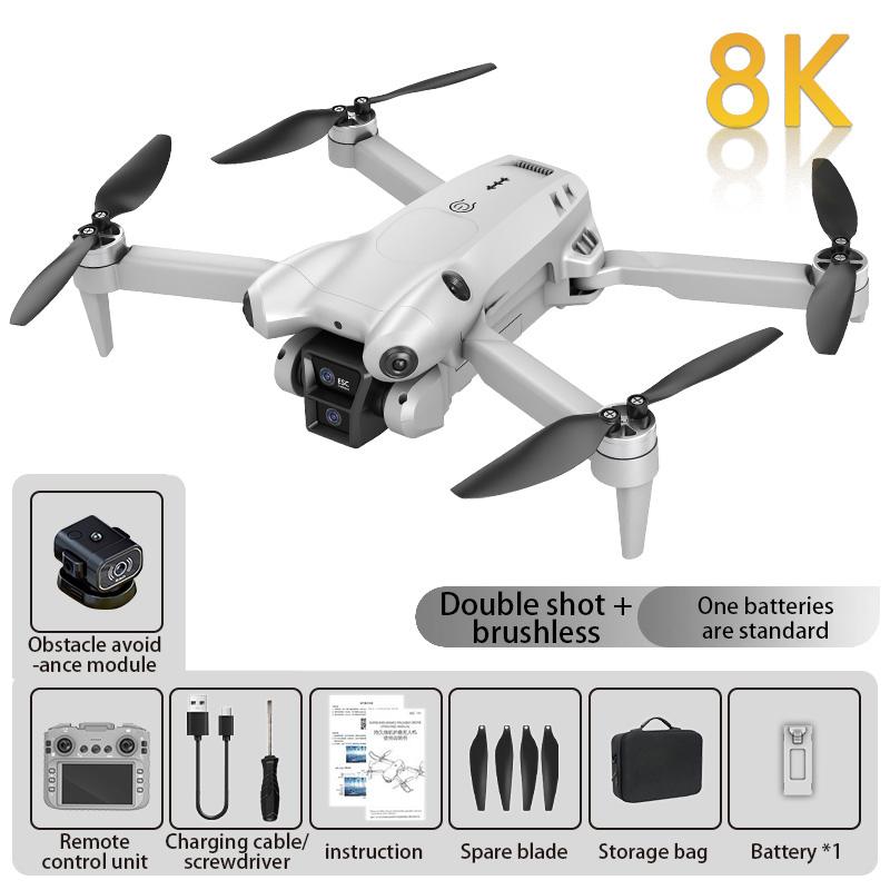 S101 Drohne 8K Dualkamera Professionell 5G WiFi 120° Weitwinkel ESC UAV Mit Bildschirm Hinderniserkennung Bürstenloser Quadcopter