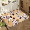 Kuroko s Basketball Floor Mat Soft Thickened Absorbent Non-Slip Bedroom Living Room Door Mat Home Decor Flannel Rugs