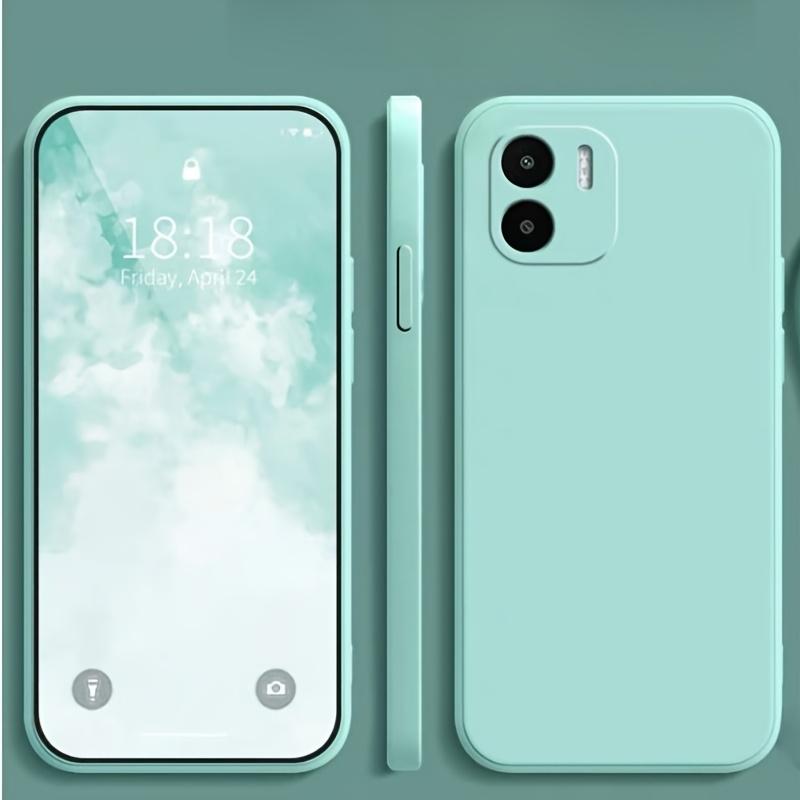 Noble Fashion Solid Colour Shockproof Protective Liquid Silicone Phone Case For Redmi A1 / A2