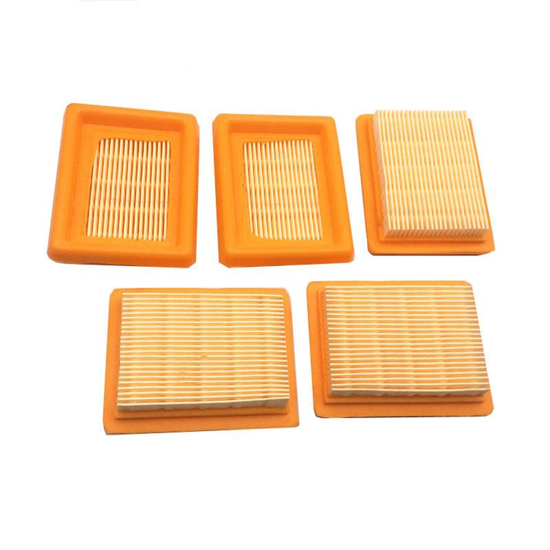 5PCS Air Filter Fit for Stihl Carburetor FS120 FS200 FS250 FS300 FS350 FS400 FS450 Trimmer Chaaw Air Filter Replacement