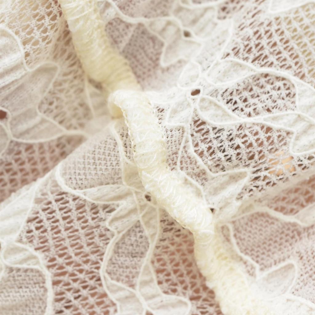 2025 Spring Women's Sweet Lace Waist-Cinching Asymmetrical Long Dress